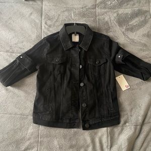 SO Black women’s junior jean jacket.